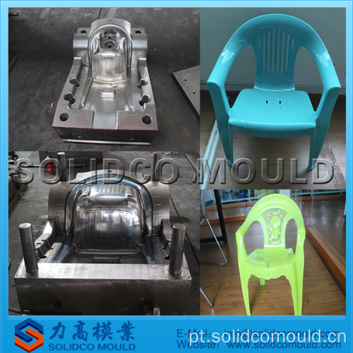 Cadeira giratória plástica com molde de inserção traseira